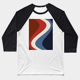 America Color Palette Baseball T-Shirt